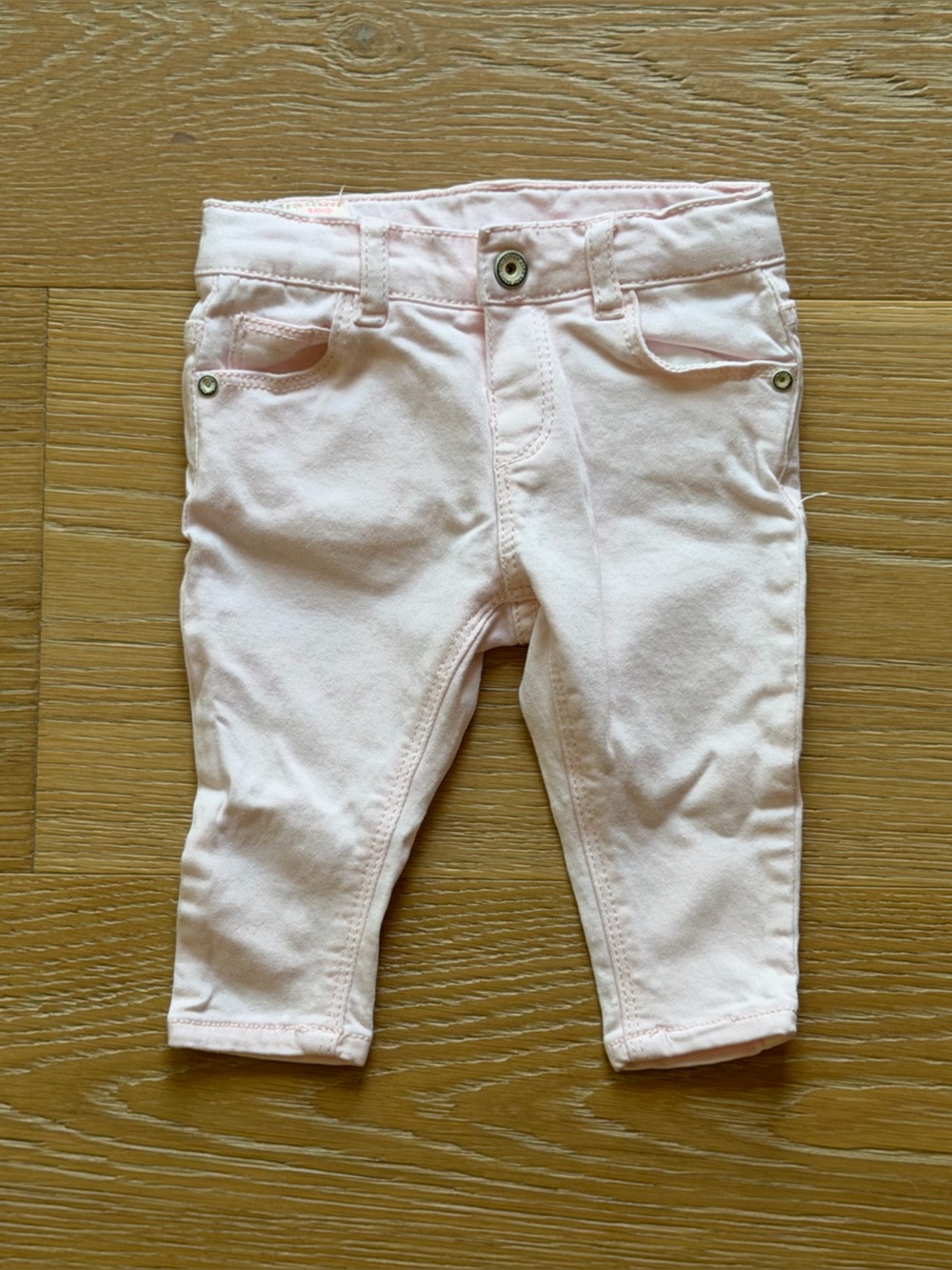 Vintage Zara Baby/Toddler Pink Cotton Stretch Pants